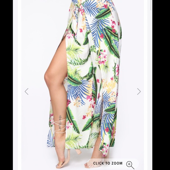 Tie Waist Flare Pants - Picture 5 of 7